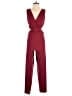 Gilli Solid Burgundy Jumpsuit Size S - photo 1