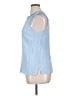 Talbots 100% Viscose Blue Sleeveless Blouse Size XL - photo 5