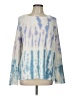 For The Republic 100% Acrylic Tie-dye Blue Pullover Sweater Size L - photo 1