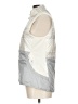 PETER MILLAR Checkered-gingham Chevron-herringbone Gray Vest Size L - photo 5