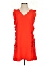 CeCe 100% Polyester Orange Cocktail Dress Size 4 - photo 1