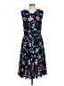 Talbots Print Blue Cocktail Dress Size 12 - photo 2