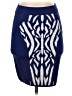 Milly Graphic Blue Casual Skirt Size S - photo 1