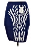 Milly Graphic Blue Casual Skirt Size S - photo 2