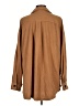 La Miel Brown Long Sleeve Button-Down Shirt Size L - photo 2