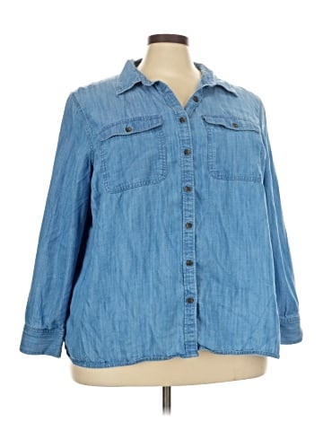 Lands' End Denim Jacket (view 1)