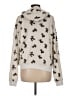 Harper & Ivy Print Tan Sweatshirt Size M - photo 2