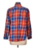 Old Navy Plaid Orange Long Sleeve Button-Down Shirt Size L - photo 2