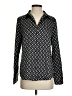 Versona 100% Polyester Black Long Sleeve Blouse Size S - photo 1