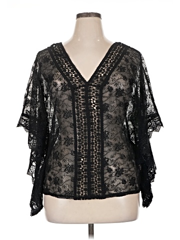 Candie's 3/4 Sleeve Blouse (view 1)