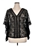 Candie's Black 3/4 Sleeve Blouse Size XL - photo 1