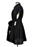 CQ by CQ 100% Polyester Black Short Sleeve Top Size L - photo 5