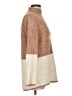 Talbots 100% Cotton Color Block Brown Turtleneck Sweater Size L - photo 4