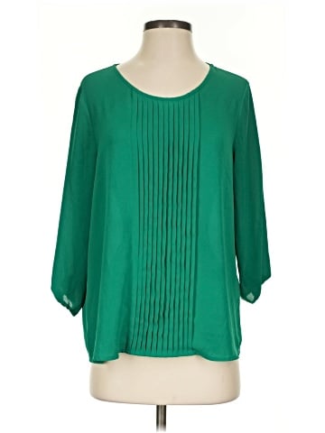 Q&A 3/4 Sleeve Blouse (view 1)