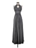 Dessy Collection 100% Polyester Gray Cocktail Dress Size 2 - photo 1