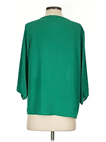 Q&A 3/4 Sleeve Blouse (view 2)