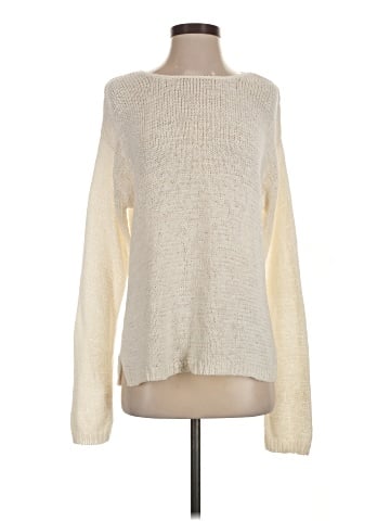 August Silk Pullover Sweater (view 1)