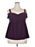 Torrid Purple Sleeveless Blouse Size 2X Plus (2) - photo 1
