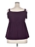 Torrid Purple Sleeveless Blouse Size 2X Plus (2) - photo 2