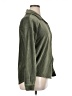 No Boundaries 100% Polyester Solid Green Long Sleeve Blouse Size XL - photo 4