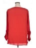 Ann Taylor LOFT 100% Polyester Red 3/4 Sleeve Blouse Size XL - photo 2