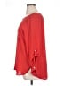 Ann Taylor LOFT 100% Polyester Red 3/4 Sleeve Blouse Size XL - photo 5