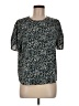 Papermoon 100% Polyester Black Short Sleeve Blouse Size M (petite) - photo 1