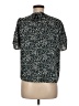 Papermoon 100% Polyester Black Short Sleeve Blouse Size M (petite) - photo 2