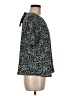 Papermoon 100% Polyester Black Short Sleeve Blouse Size M (petite) - photo 4