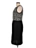 Studio 1 100% Polyester Animal Print Black Cocktail Dress Size 10 - photo 5