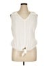 Red Haute Ivory Sleeveless Blouse Size XL - photo 1