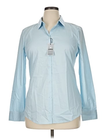Express Long Sleeve Button-Down Shirt (view 1)