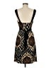 Connected Apparel Animal Print Brown Cocktail Dress Size 8 - photo 2
