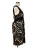 Connected Apparel Animal Print Brown Cocktail Dress Size 8 - photo 4