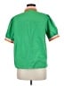 Unbranded Color Block Green Short Sleeve Blouse Size M (estimated) - photo 2