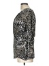 MULTIPLES Animal Print Silver Long Sleeve Top Size L - photo 5