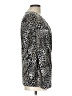 MULTIPLES Animal Print Silver Long Sleeve Top Size L - photo 4