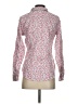 Chaps Floral Red Long Sleeve Blouse Size S - photo 2