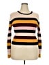 Forever 21 Plus Stripes Brown Pullover Sweater Size 2X Plus - photo 1