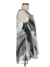 DressBarn 100% Polyester Black Silver Sleeveless Blouse Size M - photo 4
