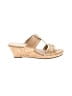 Jack Rogers Gold Wedges Size 6 - photo 1