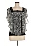 Alyx 100% Polyester Black Short Sleeve Blouse Size M - photo 1