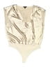 Express 100% Polyester Ivory Bodysuit Size XL - photo 1