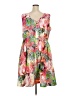 City Chic Tropical Pink Casual Dress Size 24 Plus (XXL) - photo 2