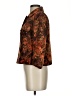 Laura Studio 100% Polyester Print Brown Coat Size 4 - photo 5