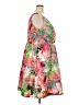 City Chic Tropical Pink Casual Dress Size 24 Plus (XXL) - photo 4