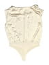 Express 100% Polyester Ivory Bodysuit Size XL - photo 2