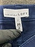 Ann Taylor LOFT Chevron-herringbone Blue Jeans Size 2 - photo 4