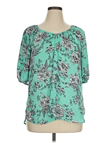 Counterparts 3/4 Sleeve Blouse (view 1)