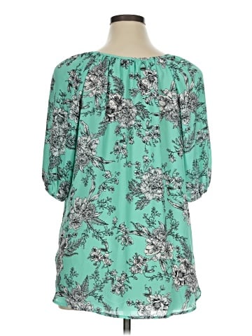Counterparts 3/4 Sleeve Blouse (view 2)